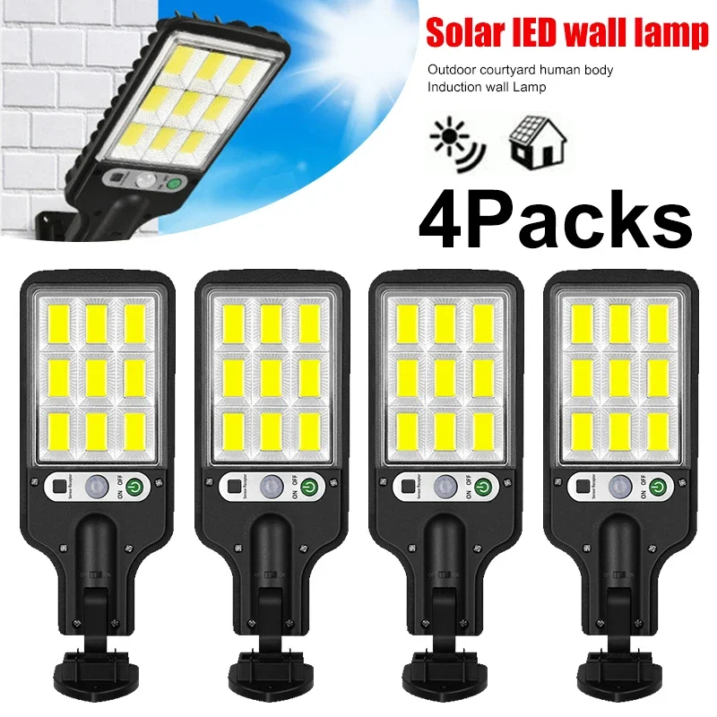 Solar Garden Light - 강력한 LED 태양광 야외 마당 벽등