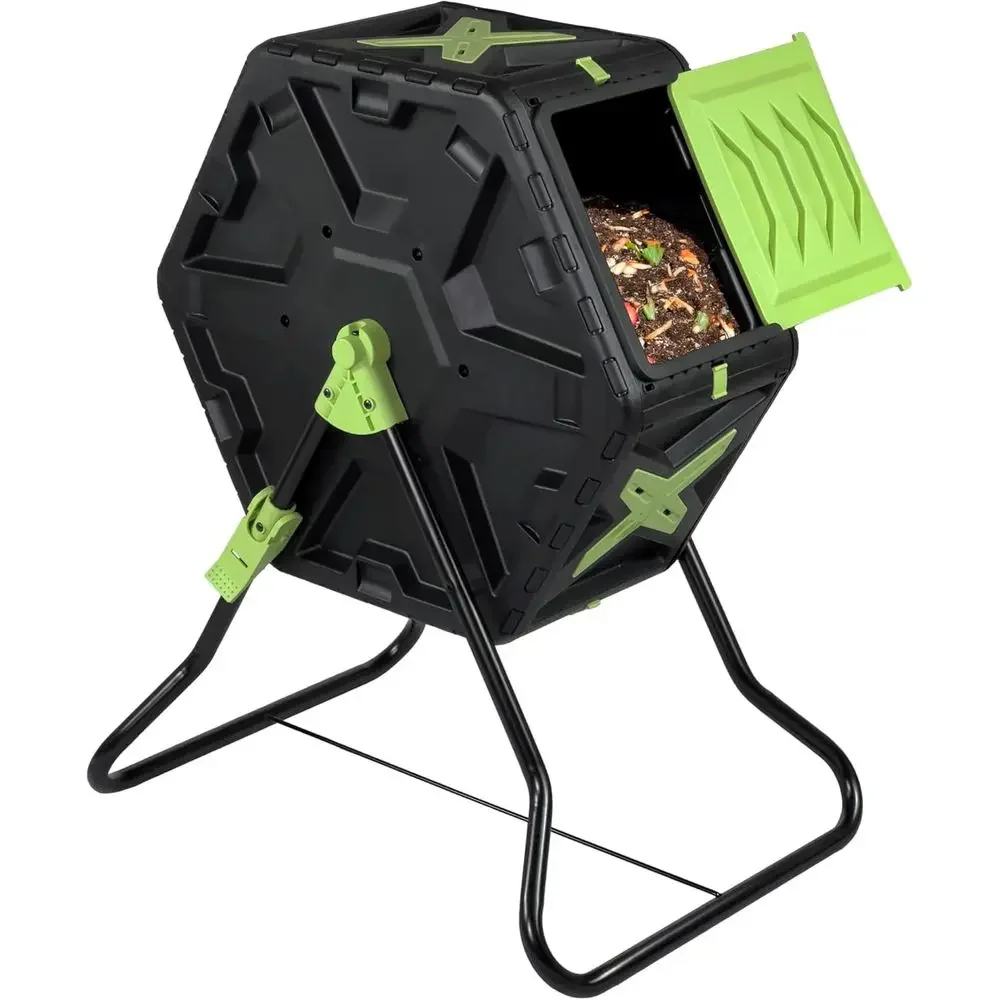 Compost Bin - 21갤런 회전식 야외 퇴비통 - BPA
