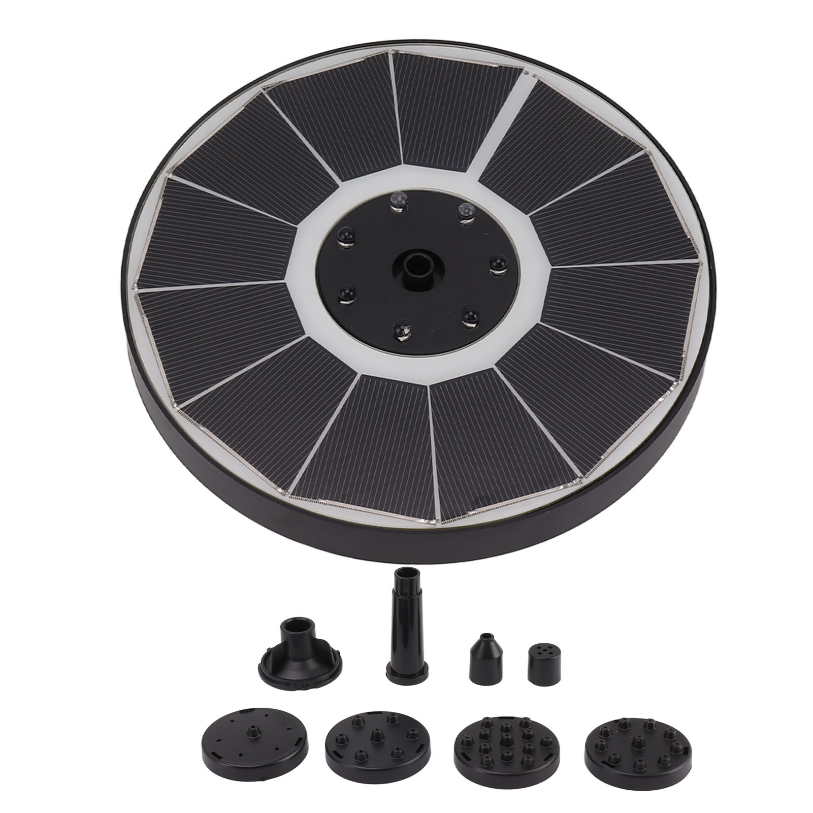 Solar Garden Light - 8개 노즐이 있는 3.5W 900mAh 컬러풀하고