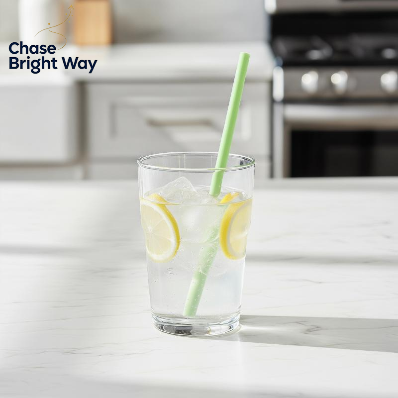실리콘 재질의 재사용 가능한 빨대, 분리 가능한 부드러 - Reusable Straw 리뷰 및 가격