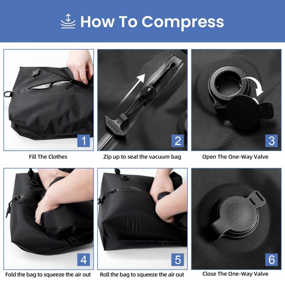 여행용 재사용 가능 진공 압축 백 방수 공간 절약 진공 - Reusable Bag 리뷰 및 가격