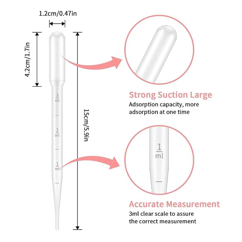 100개/세트 실험실 피펫 1ml 2ml 3ml 5ml - Reusable Straw 리뷰 및 가격