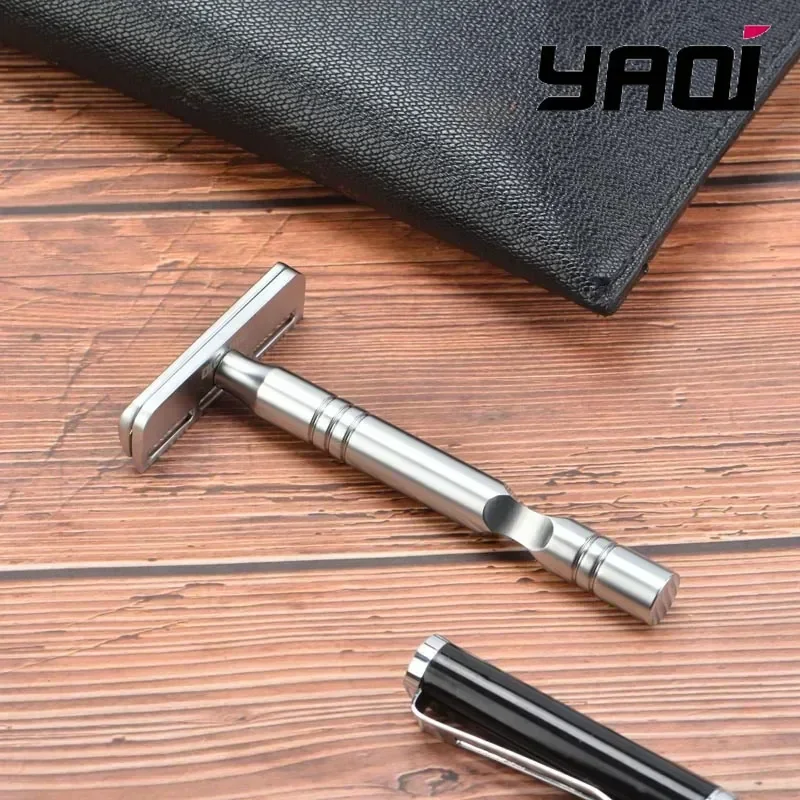 무광택 YAQI 수염 면도기 크롬 색상 AC 블레이드  - Safety Razor Handle 리뷰 및 가격