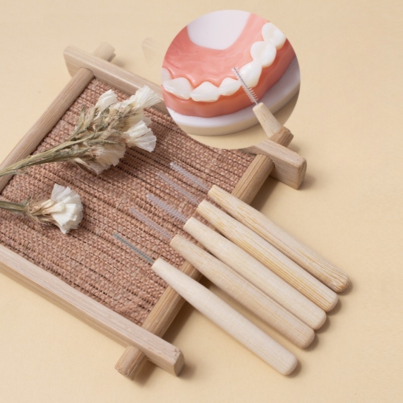 2 PCS 대나무 치간 칫솔질 간격 칫솔질 청소 치아  - Bamboo Toothbrush 리뷰 및 가격