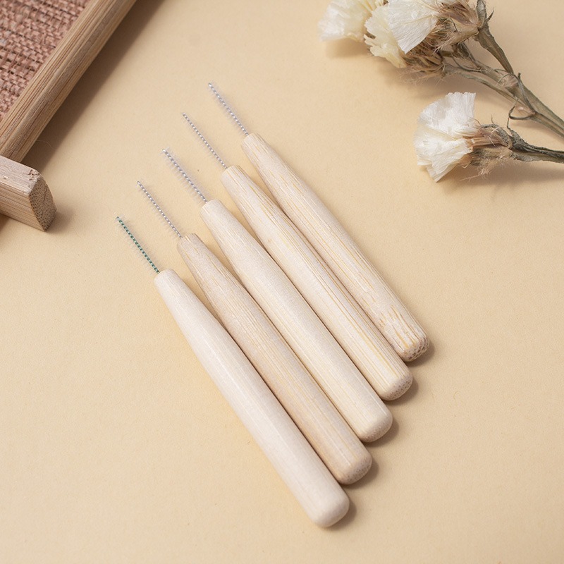 2 PCS 대나무 치간 칫솔질 간격 칫솔질 청소 치아  - Bamboo Toothbrush 리뷰 및 가격