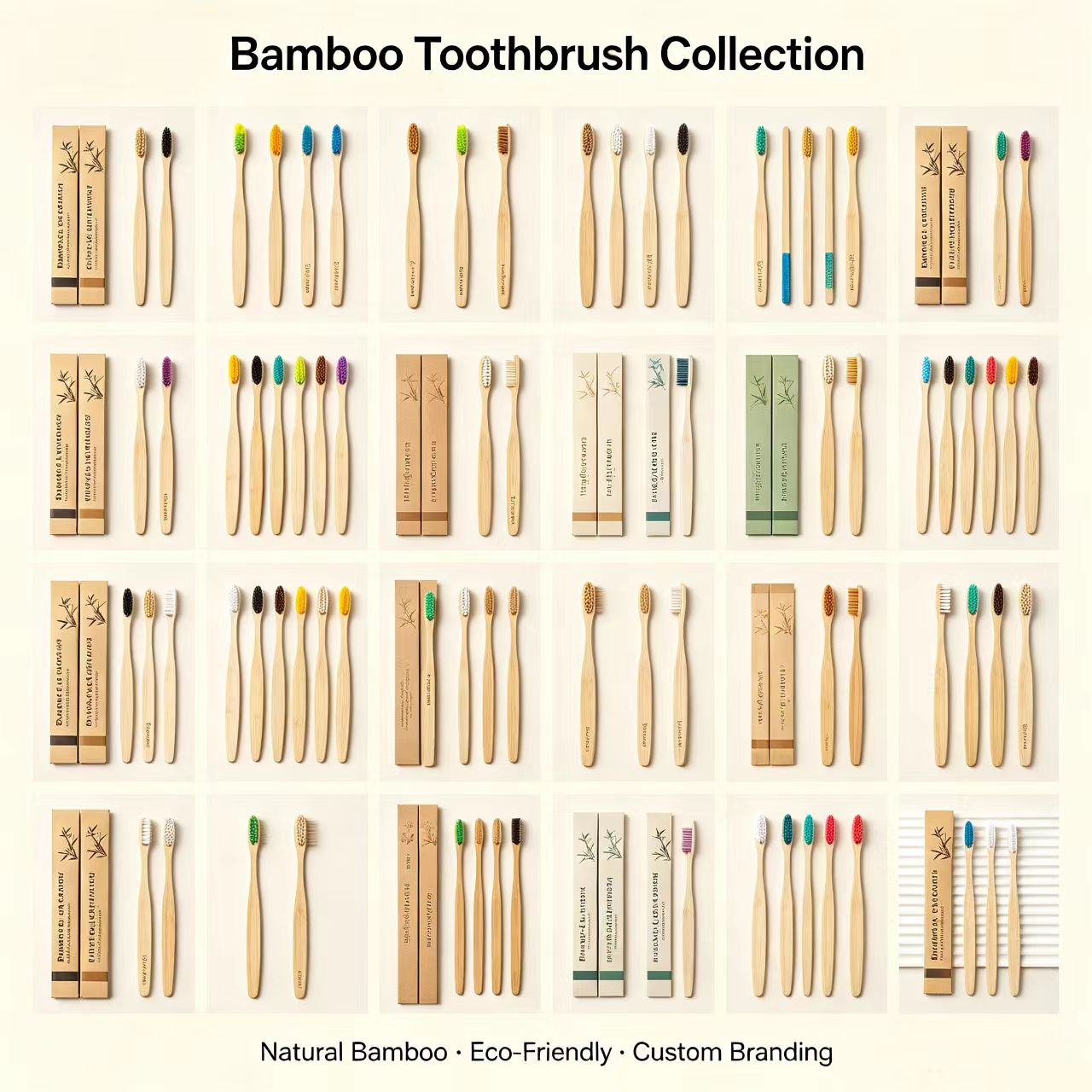 대나무 칫솔 100개 친환경 재사용 가능 칫솔 성인용  - Bamboo Toothbrush 리뷰 및 가격