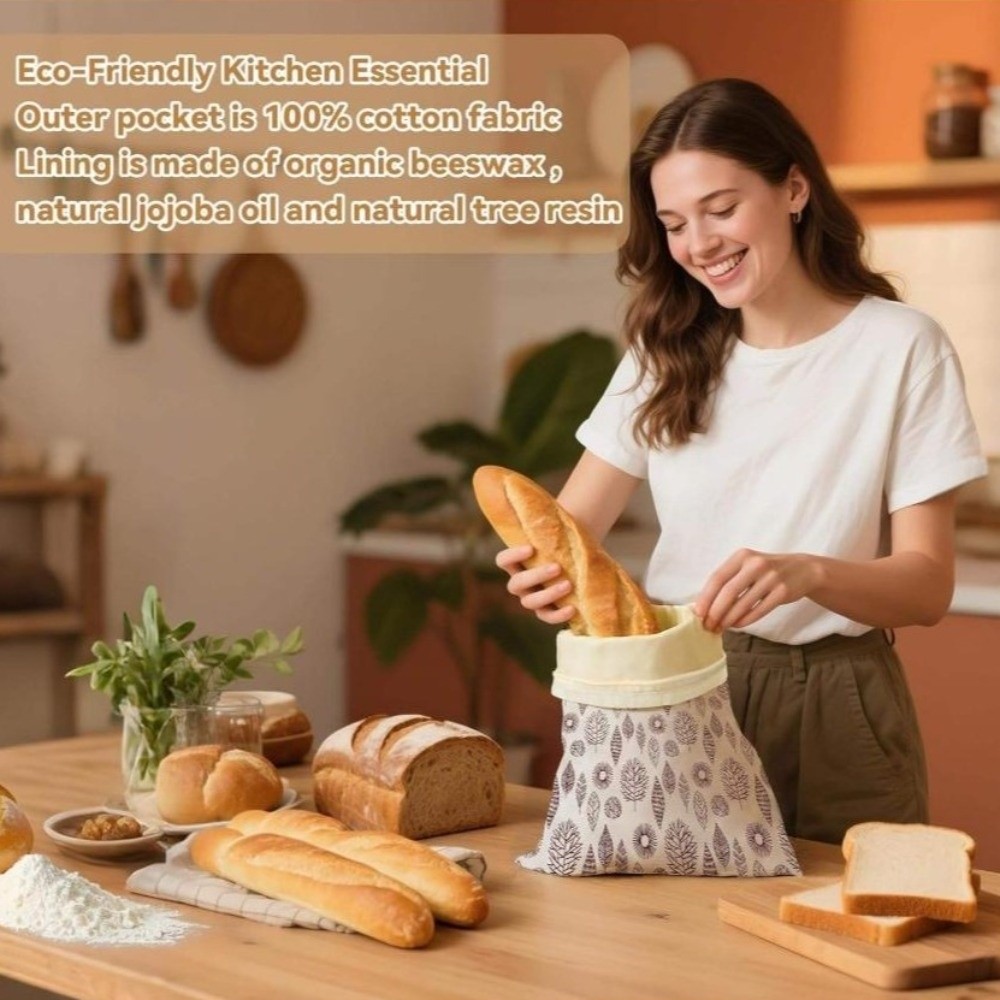 재사용 가능한 밀랍 빵 보관 가방, 밀랍 코팅 지퍼 잠 - Reusable Bag 리뷰 및 가격