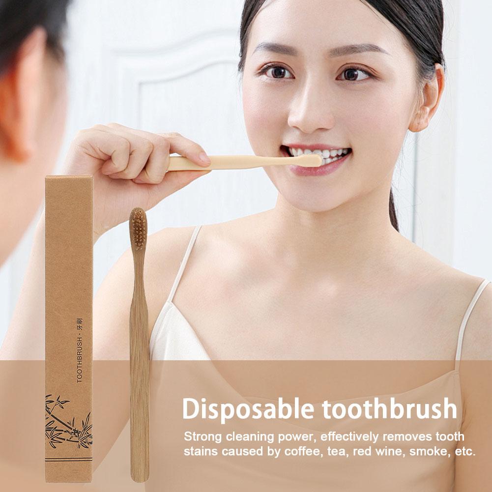1-100개 생분해성 친환경 천연 대나무숯 칫솔 부드러 - Bamboo Toothbrush 리뷰 및 가격