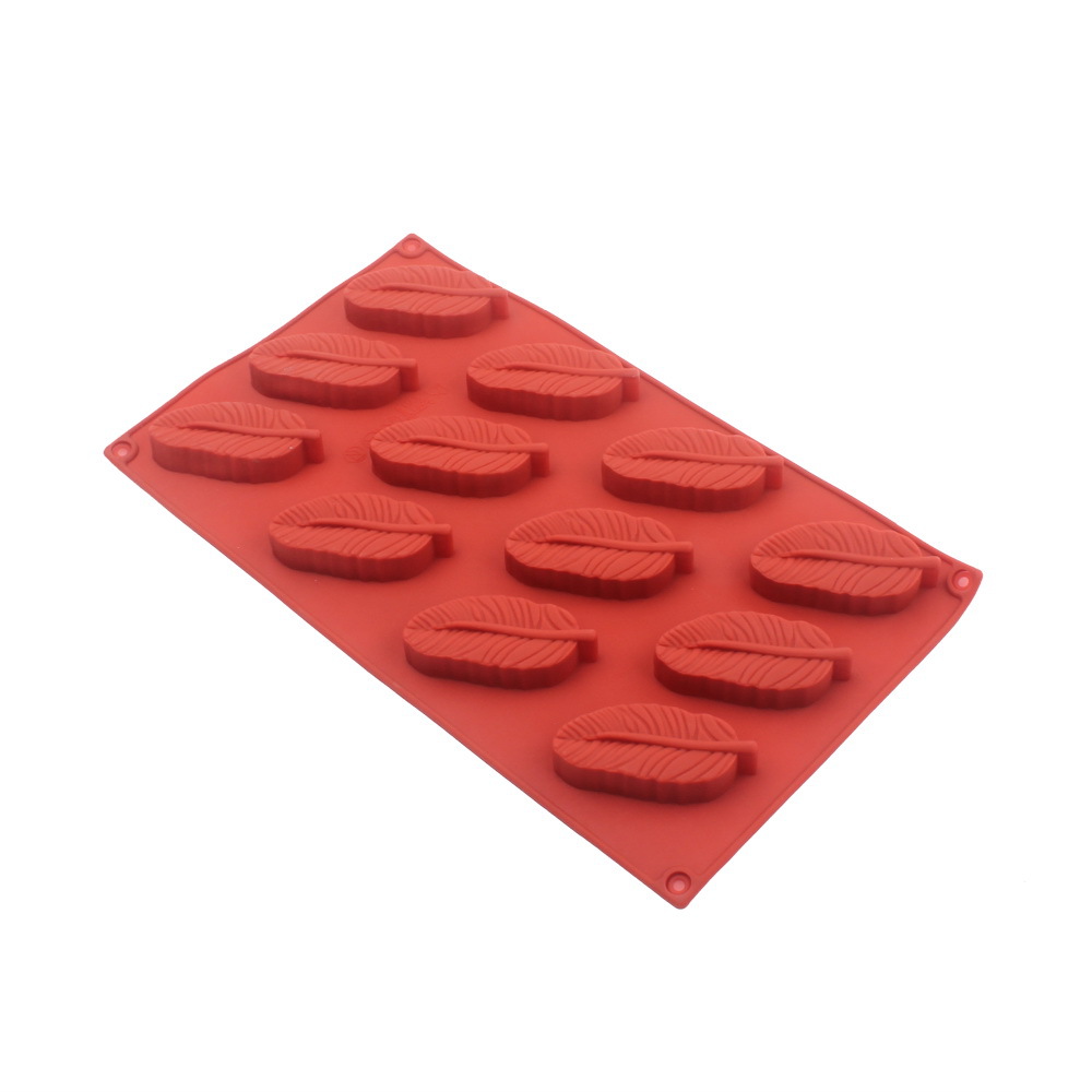 새로운 도착 12 홀 깃털 모양 실리콘 초콜릿 몰드 D - Eco Soap 리뷰 및 가격