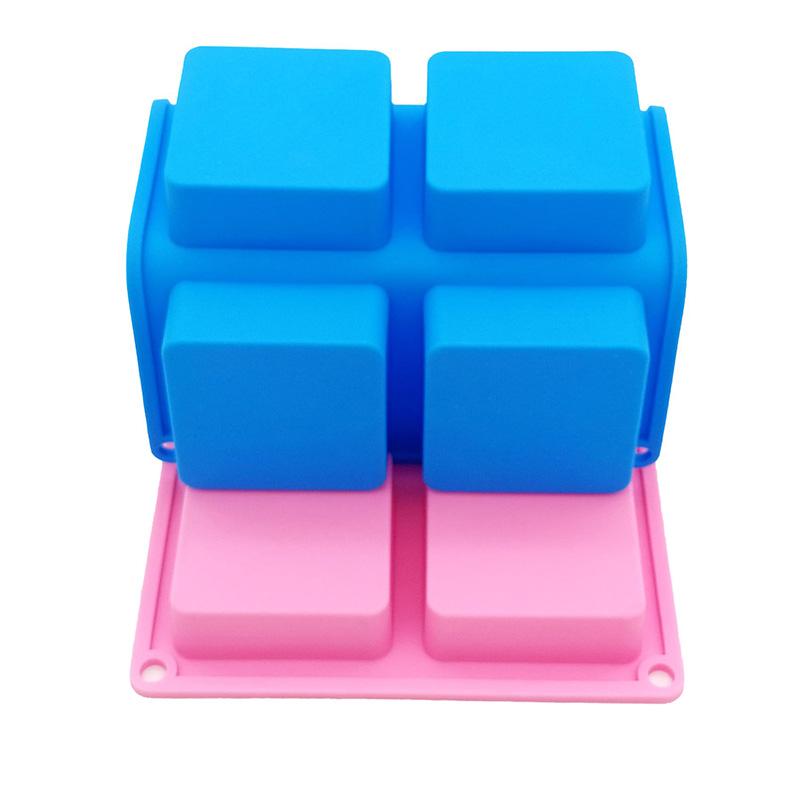 사각 비누 몰드, 6 구, 들러붙지 않는 실리콘 팬,  - Eco Soap 리뷰 및 가격
