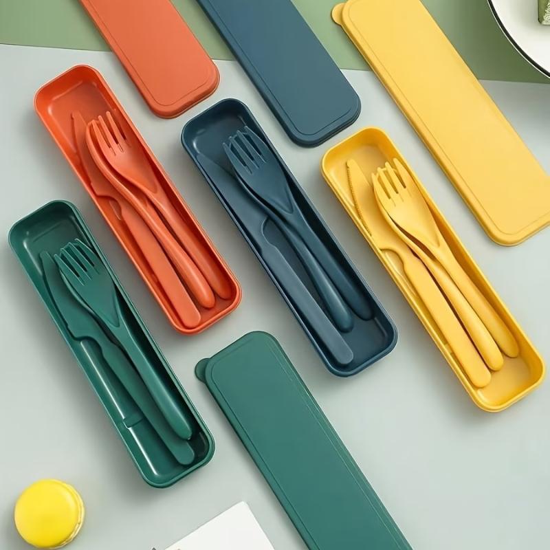 밀짚 재사용 가능한 수저 세트, 일회용 식기 대신 나이 - Reusable Straw 리뷰 및 가격