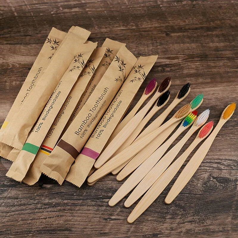 랜덤 색상 5/10개입 대나무 칫솔 재사용 가능한 친환 - Bamboo Toothbrush 리뷰 및 가격