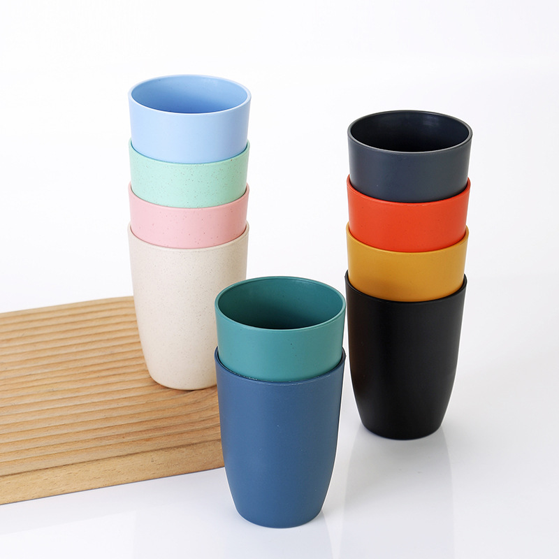 밀짚 컵 6개 세트, 깨지지 않고 쌓을 수 있으며 식기 - Reusable Straw 리뷰 및 가격
