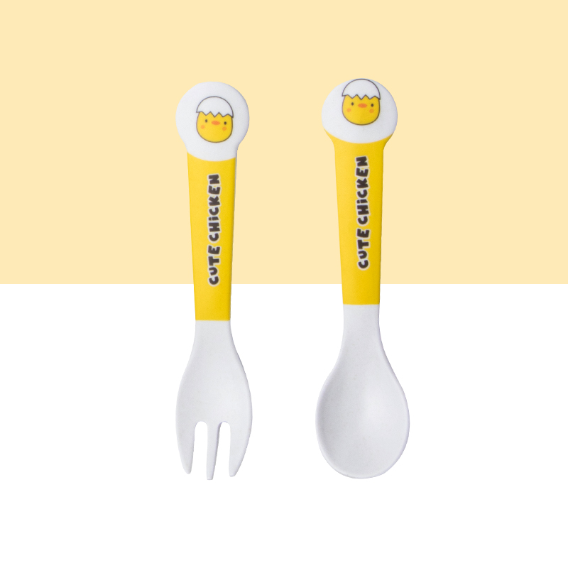 귀여운 만화 닭 대나무 섬유 식기 세트 - 접시, 그릇 - Bamboo Cutlery 리뷰 및 가격