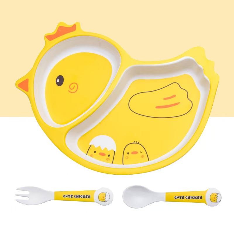 귀여운 만화 닭 대나무 섬유 식기 세트 - 접시, 그릇 - Bamboo Cutlery 리뷰 및 가격