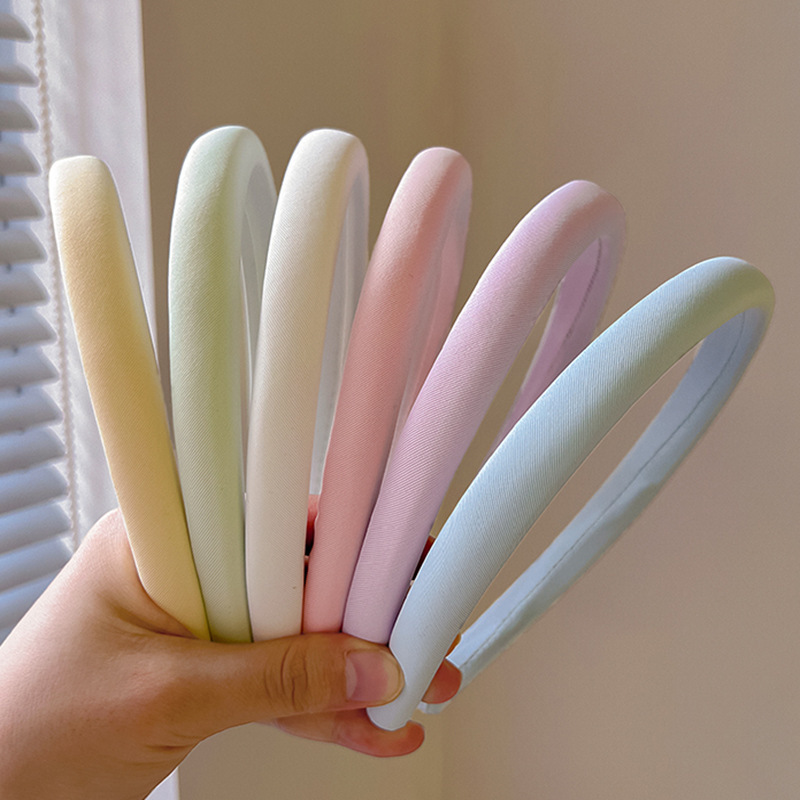 여성을위한 한국어 스타일 마카롱 컬러 스폰지 머리띠 좁 - Eco Sponge 리뷰 및 가격