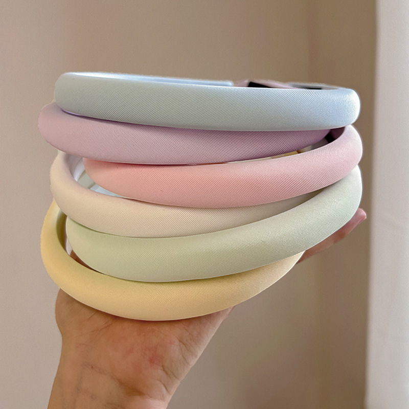 여성을위한 한국어 스타일 마카롱 컬러 스폰지 머리띠 좁 - Eco Sponge 리뷰 및 가격