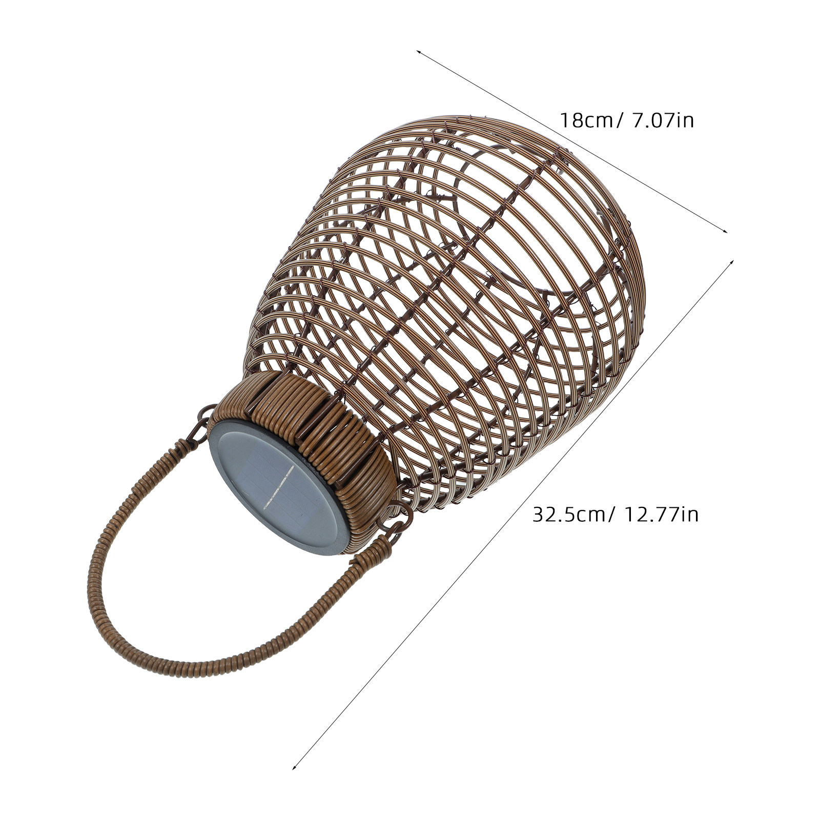 태양광으로 작동하는 라탄 랜턴, 야외 정원용 플로어 램 - Solar Garden Light 리뷰 및 가격