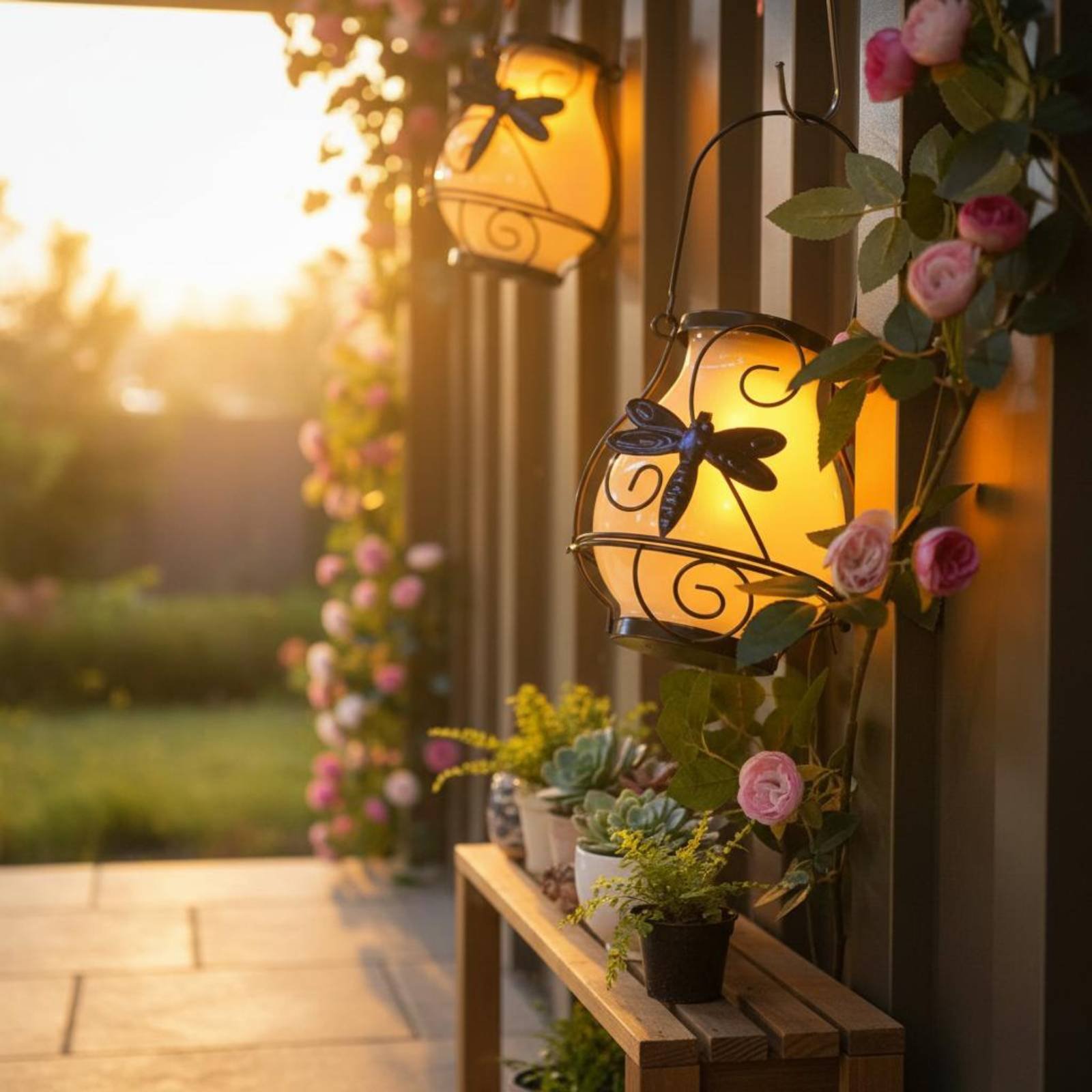 태양열 나비 랜턴 방수 나비 태양열 랜턴 장식용 마당  - Solar Garden Light 리뷰 및 가격
