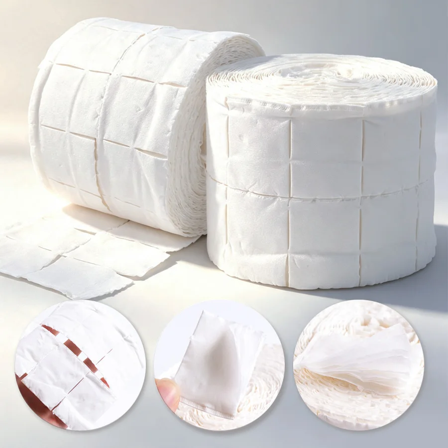 300/500개 롤형 보풀 없는 면 손톱 닦이, 일회용 - Eco Sponge 리뷰 및 가격