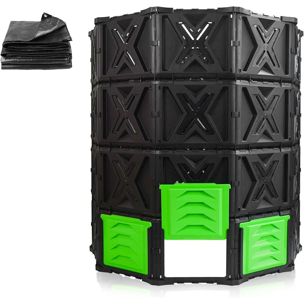 XXL 대형 퇴비통 야외용- 720L /190 갤런-쉬 - Compost Bin 리뷰 및 가격