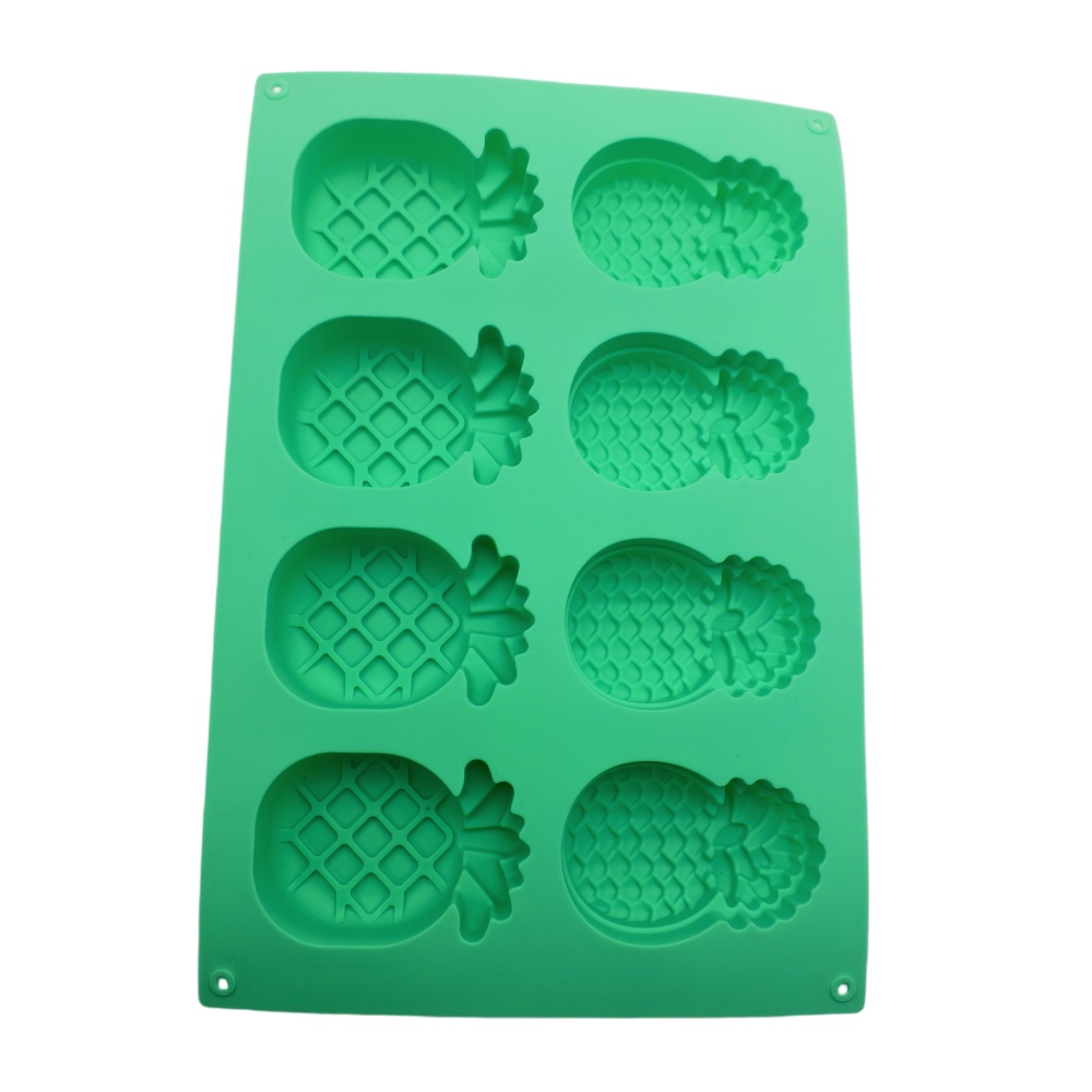 파인애플 모양 실리콘 케이크 몰드 8구 식품 등급 실리 - Eco Soap 리뷰 및 가격