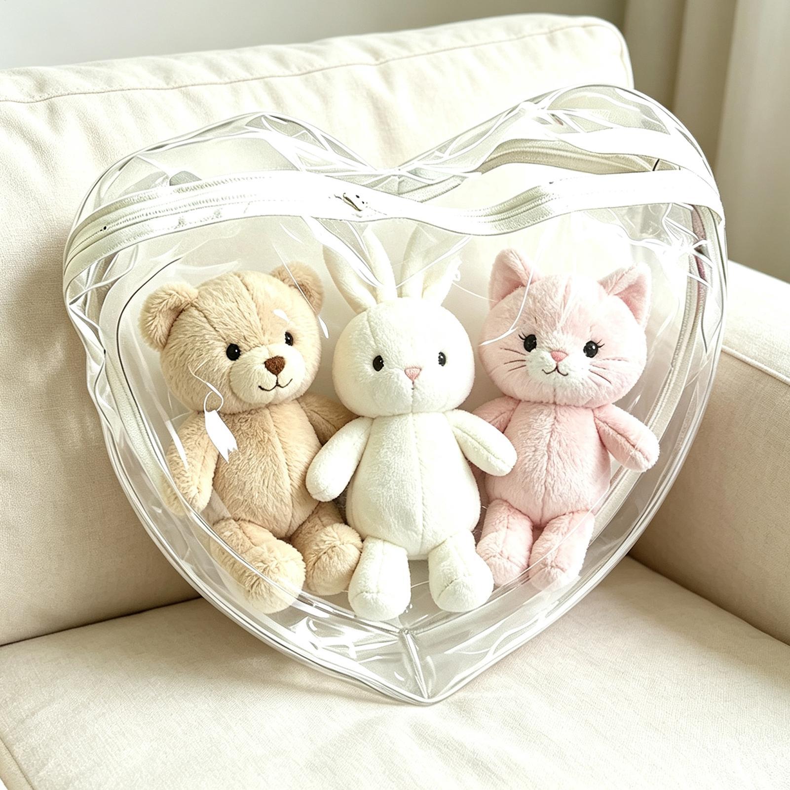 봉제인형 보관용 투명 방진 봉제인형 가방, 가정, 침실 - Reusable Bag 리뷰 및 가격