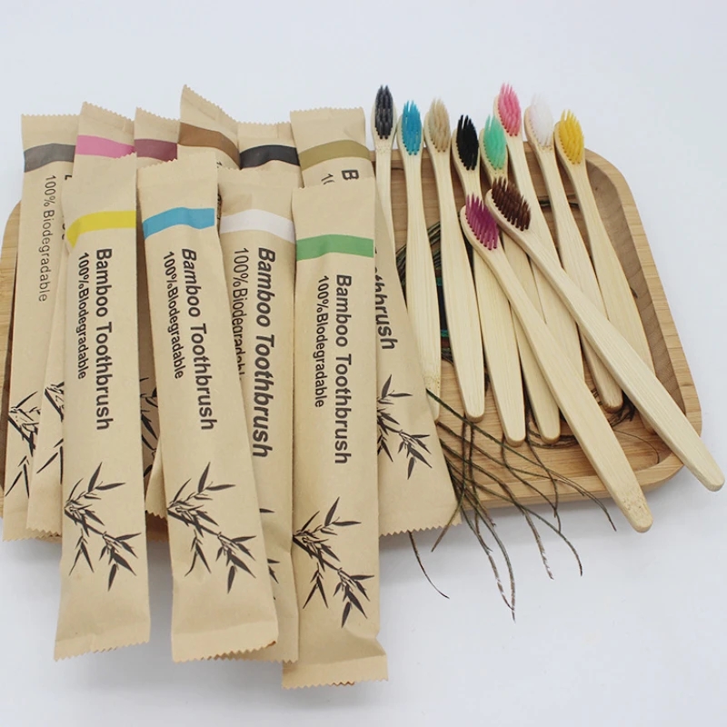 대나무 칫솔 100Pcs 친환경 Resuable 칫솔  - Bamboo Toothbrush 리뷰 및 가격