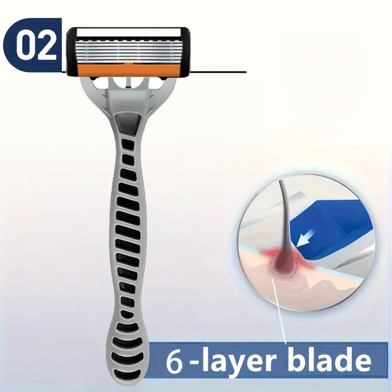신형 면도기 남성용 면도기 6중 스테인리스 블레이드 면 - Safety Razor Handle 리뷰 및 가격