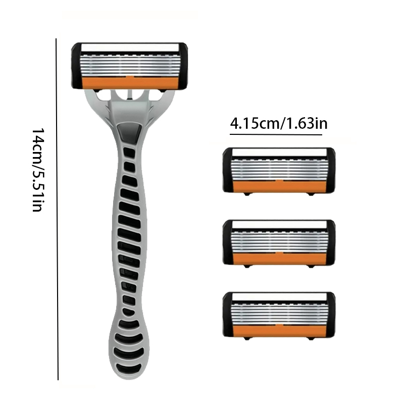 신형 면도기 남성용 면도기 6중 스테인리스 블레이드 면 - Safety Razor Handle 리뷰 및 가격