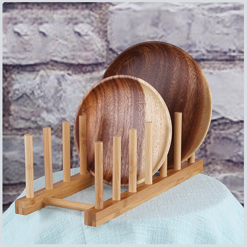 주방 드레이너 랙 접시 냄비 뚜껑 대나무 랙 접시 접시 - Bamboo Cutlery 리뷰 및 가격