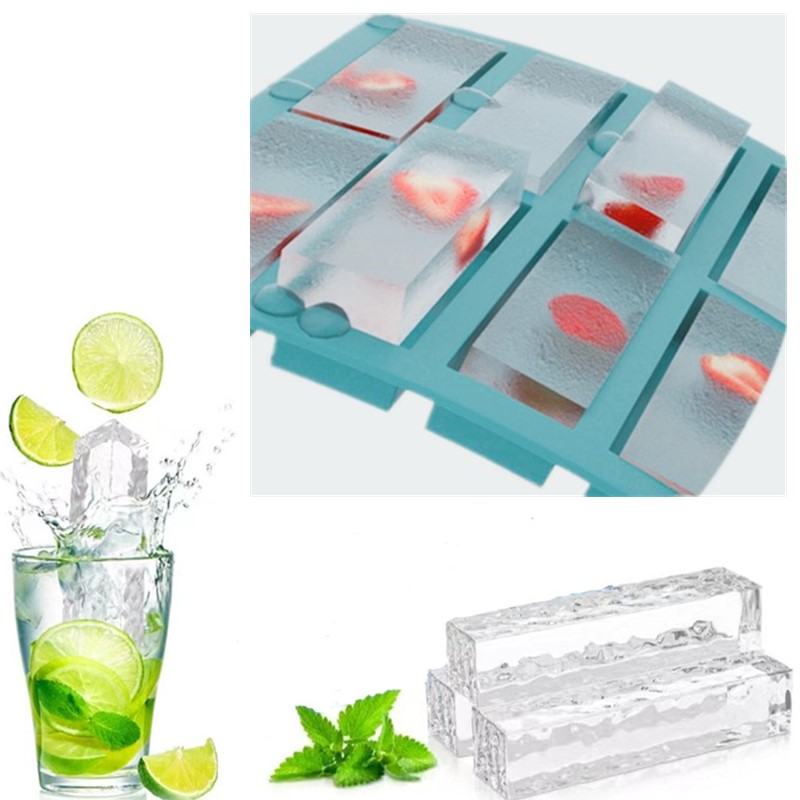 8구 직사각형 실리콘 케이크 몰드 케이크 베이킹 팬 푸 - Eco Soap 리뷰 및 가격