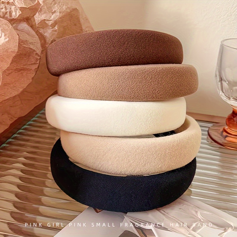 여성용 단색 스펀지 헤어밴드, 패션 소녀 세안용 와이드 - Eco Sponge 리뷰 및 가격