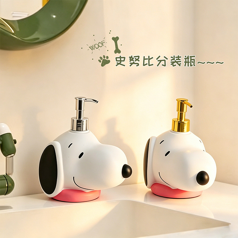 귀여운 만화 스누피 비누 디스펜서 병, 가정용 욕실 샤 - Eco Soap 리뷰 및 가격