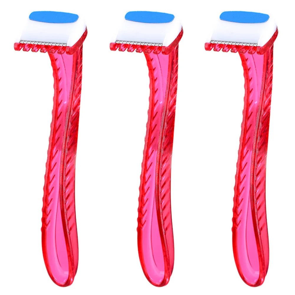 -5-30개입 일회용 여성용 비키니 면도기, 장미색 플 - Safety Razor Handle 리뷰 및 가격