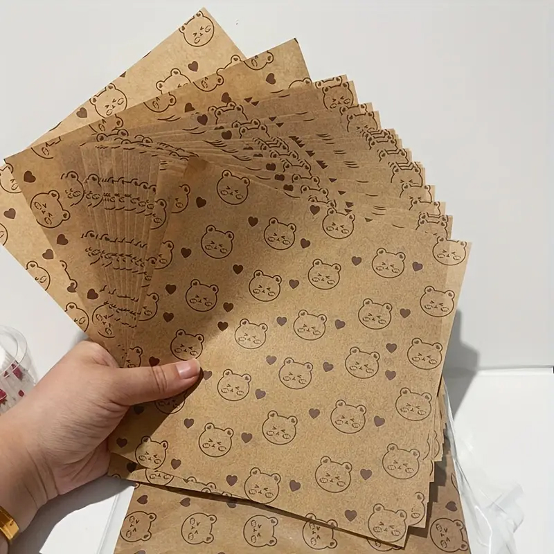 100개/200개 곰/대형 곰 종이 라이너, 기름 방지 - Beeswax Wrap 리뷰 및 가격
