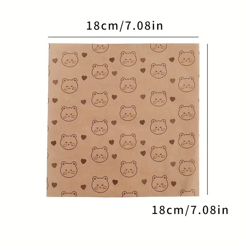 100개/200개 곰/대형 곰 종이 라이너, 기름 방지 - Beeswax Wrap 리뷰 및 가격
