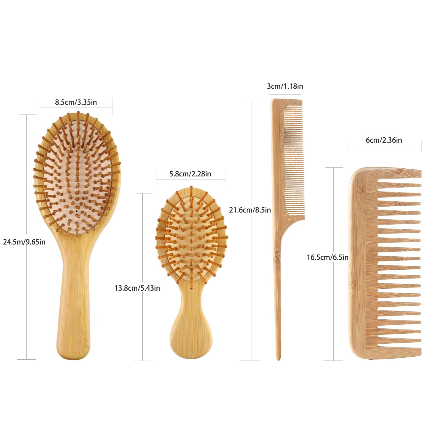 여성 남성용 대나무 헤어 브러쉬 빗 세트, 나무 와이드 - Bamboo Toothbrush 리뷰 및 가격