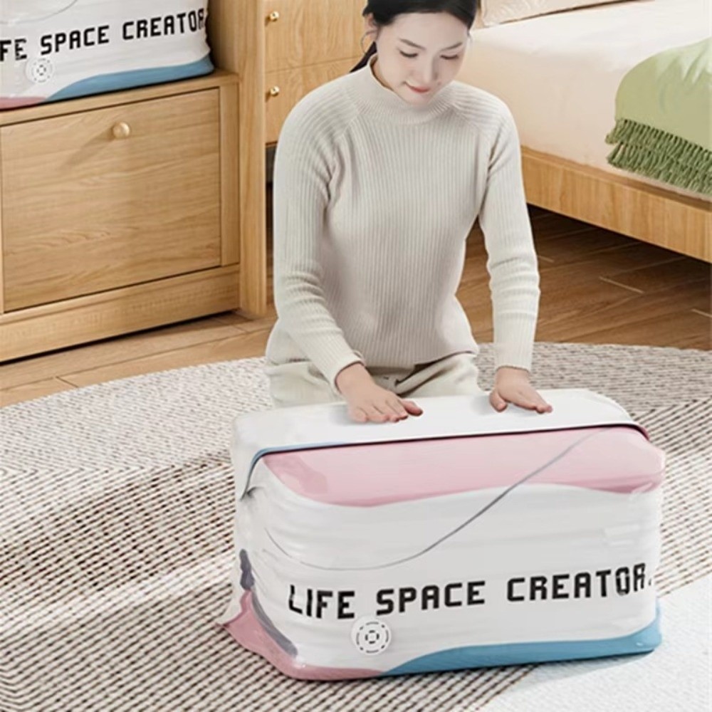 프레스 앤 실 진공 보관 백 큐브 압축 공간 절약 보관 - Reusable Bag 리뷰 및 가격